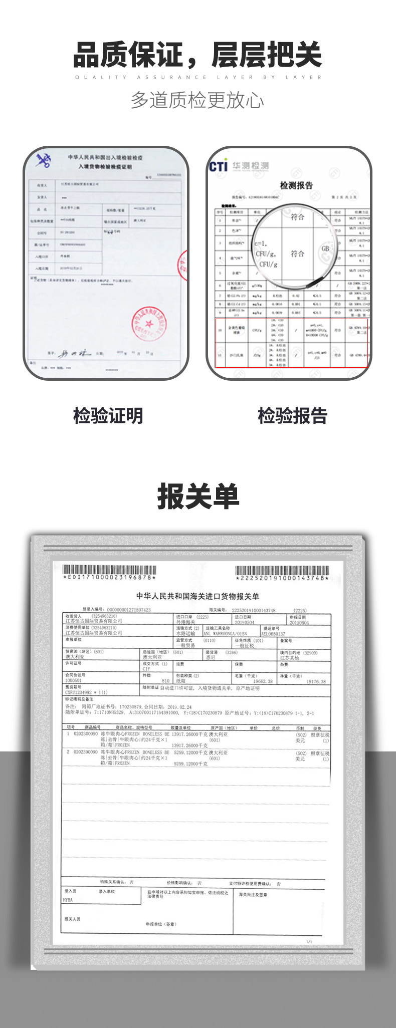 上合组织峰会供应商 正是 澳洲进口儿童牛排 100g*10片 图13