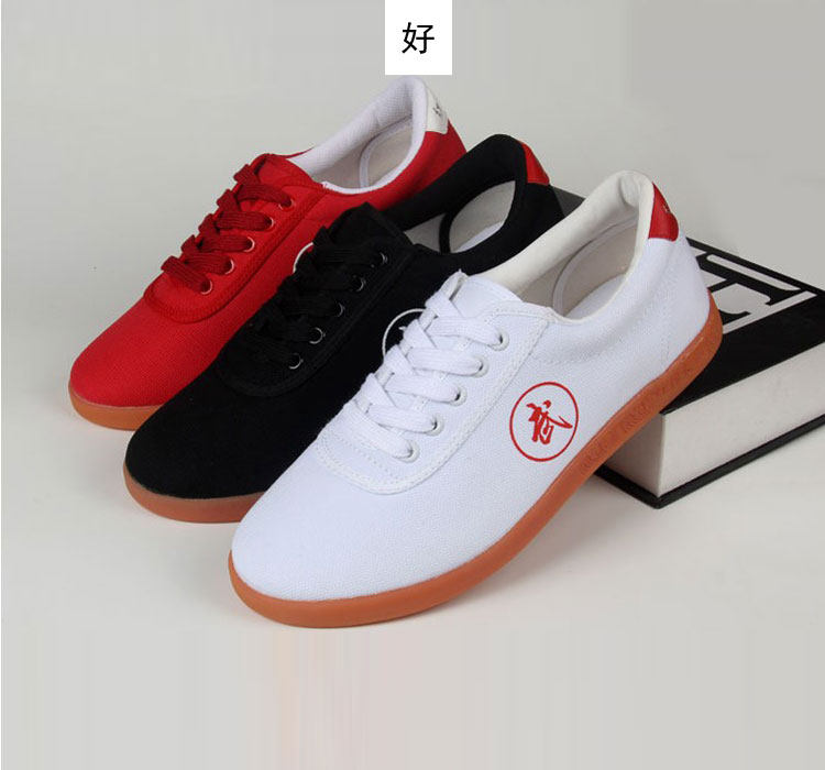 Chenjiagou tai chi shoes tendon sole canvas spring, summer and autumn men and women martial arts word shoes practice shoes tai chi clothing running