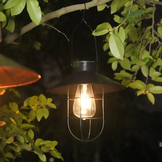 Solar Outdoor Garden Lights, Outdoor Waterproof Landscape Night Lights, Balcony Garden Layout, Terrace Decoration Hanging Lights