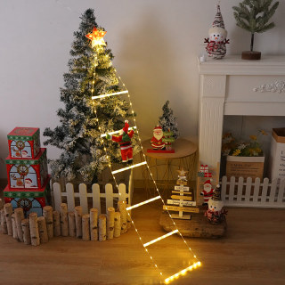 Christmas Atmosphere Decorative Lights, Ladder Lights for the Elderly, Ladder Lights for Home Gardens and Courtyards, Popular Lights, Christmas Tree Decorative Lights