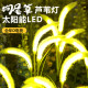 Solar reed dog tail light outdoor waterproof courtyard garden light arrangement decorative dandelion ground lawn light