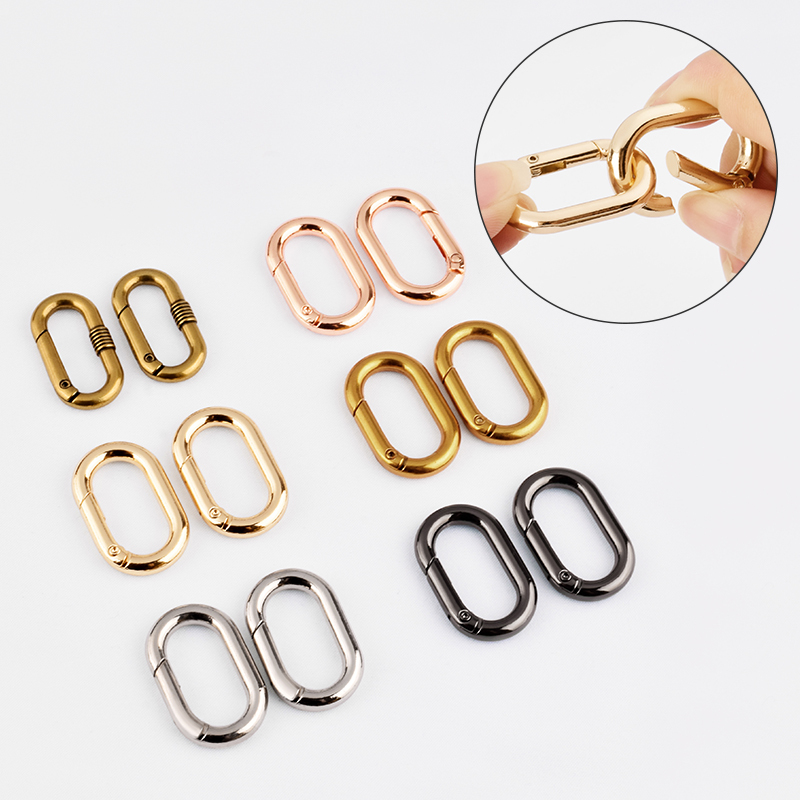 Bag Oval Ring Buckle Hardware Accessories Figure-Eight Adjustable Buckle Lock Hook Spring Metal Chain Hanging Buckle Bag Oval Ring Buckle Hardware Accessories Figure-Eight Adjustable Buckle Lock Hook Spring Metal Chain Hanging Buckle