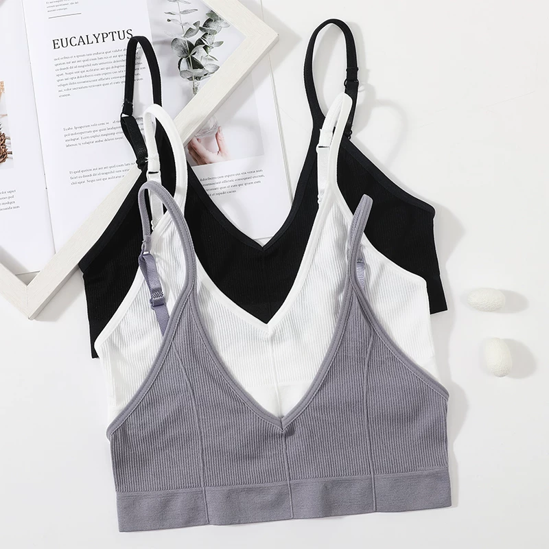 Бесшовный бюстгальтер для женщин U-образная спина Crop Top push up бюстгальтеры сексуальные