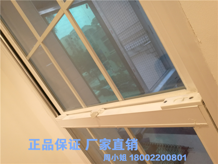 Bar cafe-style pull-up window American soundproof window Aluminum alloy push-pull tempered glass window Optional screen window