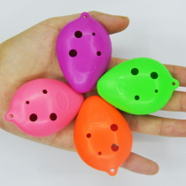 6-hole treble C- tone SC tune Ocarina plastic plastic resin small Ocarina mini flute necklace flute tweeter