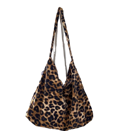 [Официальная прямая операция] Южная Корея Эмис Плековая сумка и леопардовая сумка для покупок песня Huiqiao Bai Lily