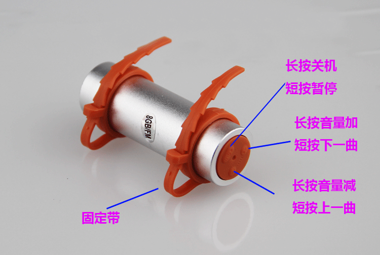 Thể thao ngoài trời không thấm nước bơi MP3 nước suối nước nóng tắm người chơi chạy tai nghe lặn - Trình phát TV thông minh phát wifi 4g