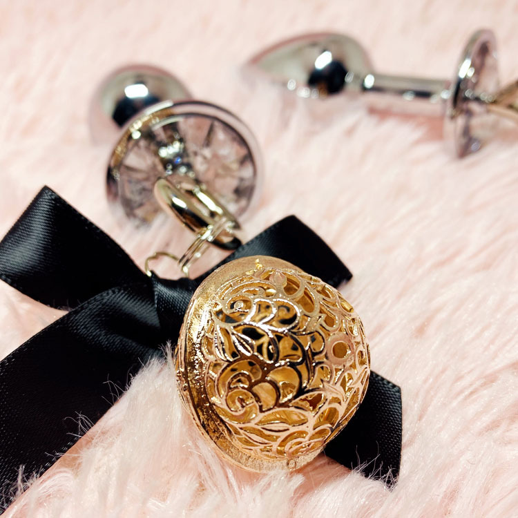 Gongling anal plug, go out in the backyard, sm sexy bell, cute anal training, sp dog slave abuse