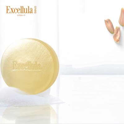 Excellula/艾思诺娜日本焕润蚕丝细泡洁面皂深层清洁保湿润养肌肤