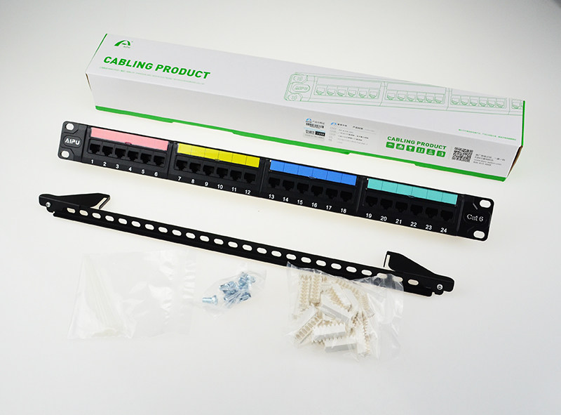 Love Spectrum Hutton CAT6 Six class 24 mouth non-shielded RJ45 matching wire rack AP-6-04-24X