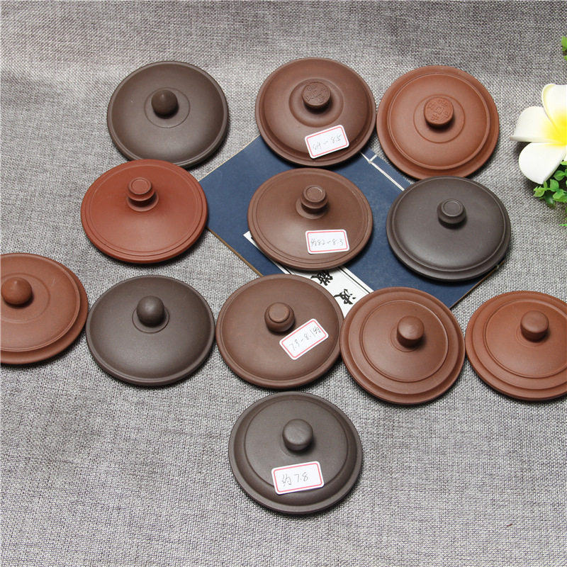 Purple Sand Cup with cover Purple Sand Pot with cover free of charge Cup lid Ising purple sandstone Miscellaneous Accessories Size Optional