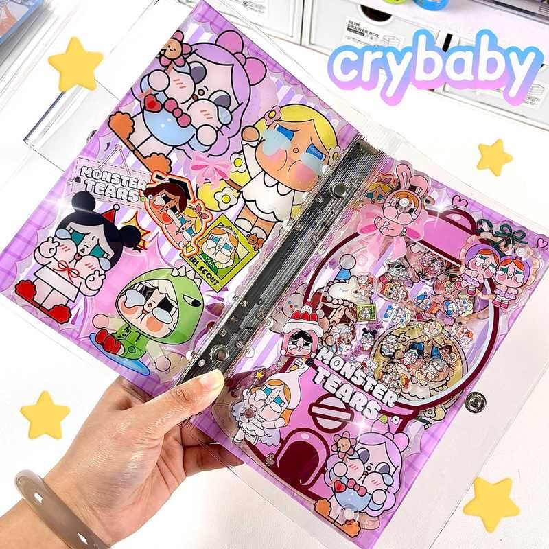 Cute Cartoon Acrylic Money-Saving Book A6 Loose-Leaf Sanrio High-Value Cartoon Card Book Shaker Card Book
