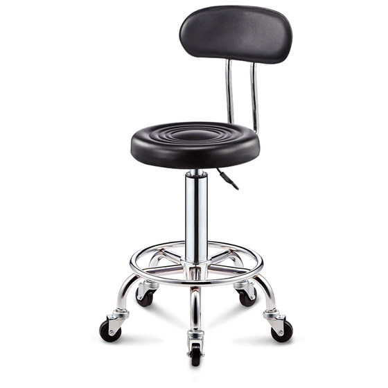 이발소 의자 회전 리프팅 등받이 미용 및 미용 의자 풀리 대형 작업 의자 바 의자 바 의자 원형 의자