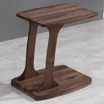 North American black walnut solid wood bed side a few solid wood modern simple Chinese Kang sofa small coffee table home