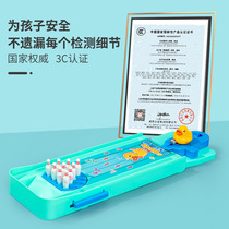 Board game intellectual toy childrens duckling catapult ball toy mini desktop bowling tabletop bowling game