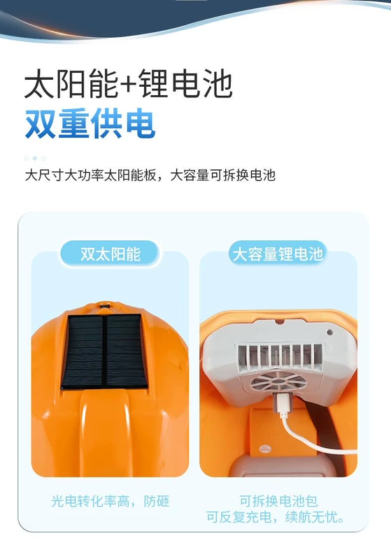 nón bảo hộ công trình Trưởng Thành Đèn Pha Nón Làm Mát Nón Làm Lạnh Sạc Năng Lượng Mặt Trời Mũ Bảo Hiểm Tích Quạt Xây Dựng Ngoài Trời nón công trường mũ bhlđ