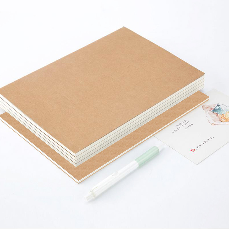 5 notebook wire sewing kraft notepad 16K work May day blackboard sky clock time hot sell