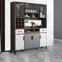 Dining side cabinet Simple modern wine cabinet One-piece wall combination storage cabinet Storage cabinet Nordic living room household