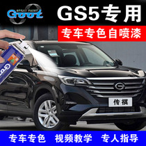 Trumpchi GS5 car repair paint pen scratch repair artifact hand-painted ivory white elegant black paint