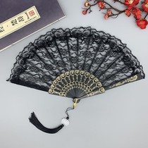 Shake up the st fan Fan Lace Fan Photo Prop Folding Fan Lady Fan Lady Flag