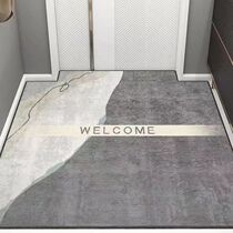 Simple and light luxury entry door floor washer velvet floor mat entry door mat home porch door super non-slip can be tailored foot pad