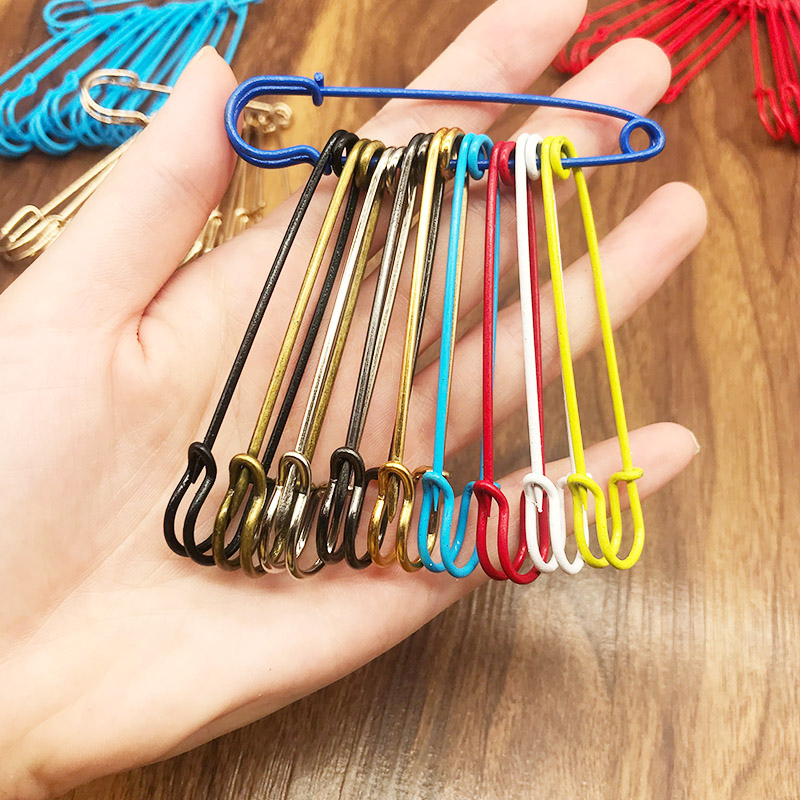 Áo len pin pin retro đơn giản lớn trâm cài áo choàng len áo đôi sử dụng pin cardigan khóa trâm - Trâm cài trâm cài áo hàn quốc