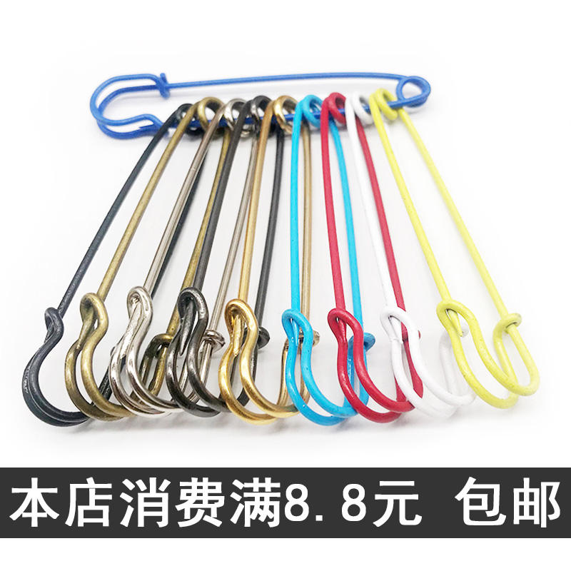 Áo len pin pin retro đơn giản lớn trâm cài áo choàng len áo đôi sử dụng pin cardigan khóa trâm - Trâm cài trâm cài áo hàn quốc