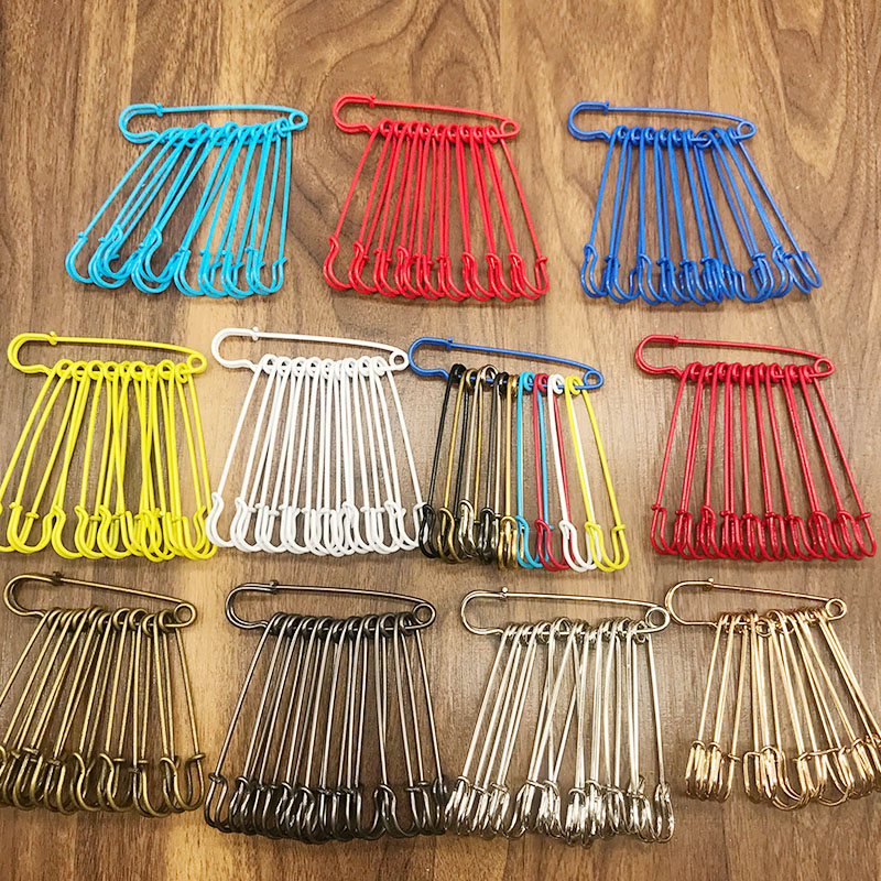 Áo len pin pin retro đơn giản lớn trâm cài áo choàng len áo đôi sử dụng pin cardigan khóa trâm - Trâm cài trâm cài áo hàn quốc
