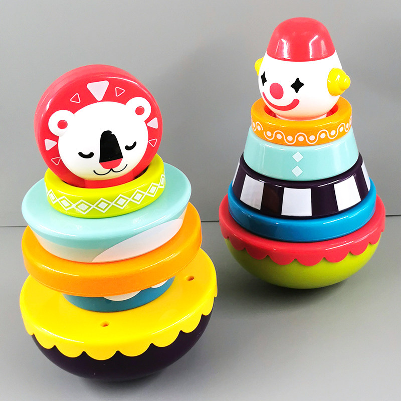 Baby Stacking rainbow Snare toy Children Tumbler Baby 6-18 months educational early education boys and girls