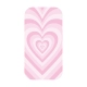 Портсигар тонкий-розовое сердце 115*60*14мм