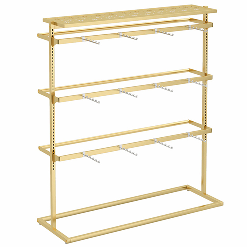 Double-Sided Hanging Display Rack for Lingerie Stores, Adjustable Island Display Stand for Children's Clothing, Pajamas, and Nightgowns