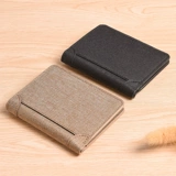 Короткий тонкий бумажник, тканевый кошелек для водительских прав, картхолдер
