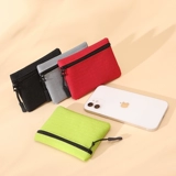 Маленький кошелек, картхолдер, небольшая сумка подходит для мужчин и женщин, ткань, монеты, сумка-органайзер, тканевый мешок, простой и элегантный дизайн