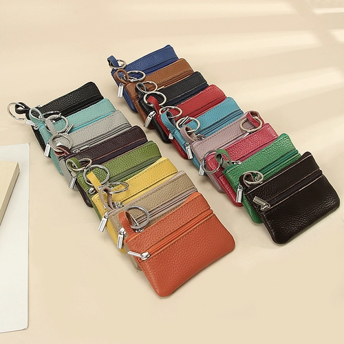 Кошелек, маленькая сумка через плечо, небольшая сумка, картхолдер, монеты, сумка для хранения, ключница, кожаный бумажник, из натуральной кожи, воловья кожа