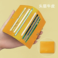 Кожаный, желтый, воловья кожа