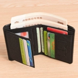 Короткий тонкий бумажник, тканевый кошелек для водительских прав, картхолдер