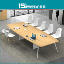 Spot conference table long table Oval Workbench staff training negotiation table simple modern office table combination