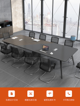 Office conference table long table simple modern size board training table rectangular office table and chair bench table