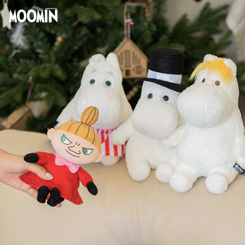 Japan Imported Mminmoomin Doll Plush Toy Warm Hand Treasure Pendant Chest Pin Soft Paparazzi swing piece