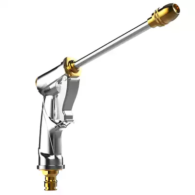 High pressure car washing water gun head Water gun household nozzle strong brush car machine watering tool set combination gold gun head