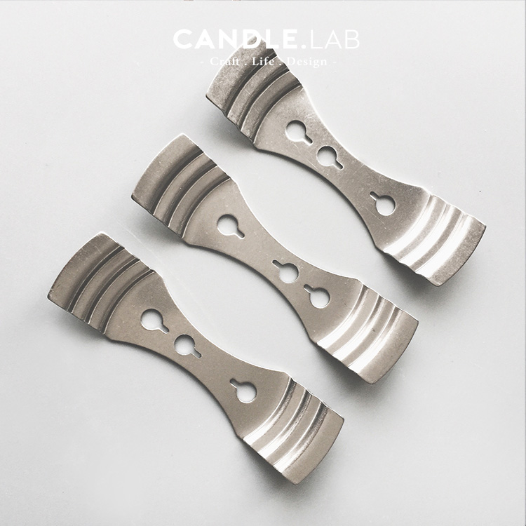 CANDLE LAB) Metal Silver candle wick fixer DIY incense container candle handmade hand tool 22