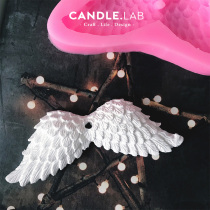 CANDLE LAB) Angel wings DIY aromatherapy plaster CANDLE expansion Stone car pendant silicone mold 09
