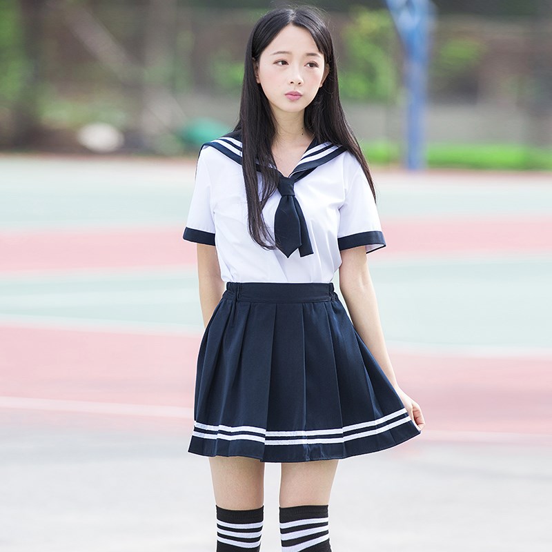 Buy japanese korean style school uniform class students uniform ...