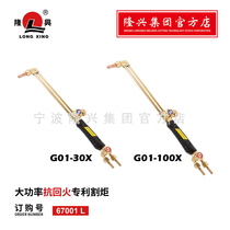 Ningbo Longxing shooting suction torch G01-30 100X brass pipe cutting gun welding handle anti-tempering acetylene special