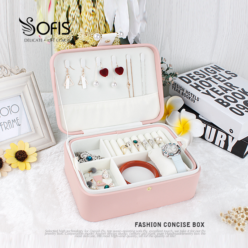 sofis first decorated box jewellery containing box handmade earrings ornament containing box princess European-style Korean Jean Joins Wind-Taobao
