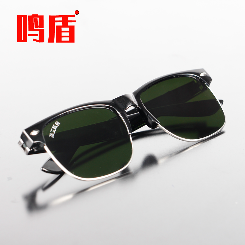 Welding glasses two-guarantee welding eye protector special anti-hit eye anti-ultraviolet anti-bright anti-arc face protection