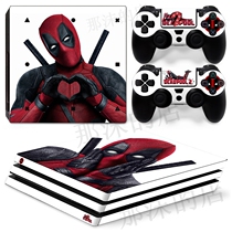 Dead Waiter 2 PS4 PRO Sticker Deadpool 2 Handle Body Cling Film PS4PRO Pain Patch