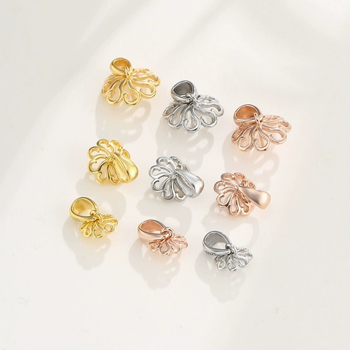 Застежка, подвеска из нефрита, игла для бисера из воскового агата, серебро 925 пробы, DIY, золото 750 пробы