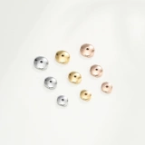 Шнурок-держатель, гипоаллергенные серьги, золотые аксессуары, серебро 925 пробы, золото 750 пробы