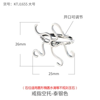 KTJ-1655 большой тайский серебряный цвет